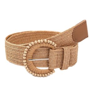 ceinture large raphia
