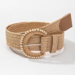 ceinture en raphia naturel