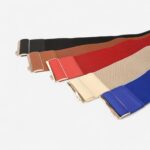 Ceinture chic avec boucle dorée