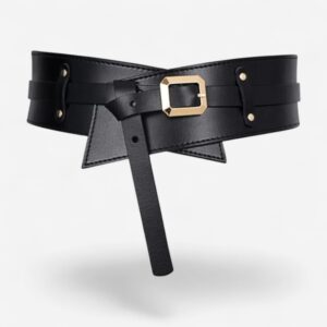 Ceinture large femme – Melyra noire