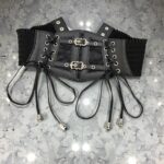 ceinture large Noctelya noire
