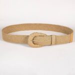 Ceinture tressée haute