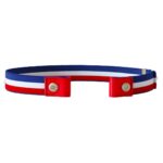 Ceinture Bleue Blanc Rouge sans boucle