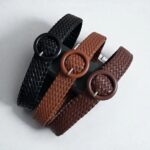 accessoire mode ceinture tressée