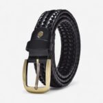 boucle ceinture métallique brossée