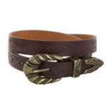 ceinture western à motifs géométriques