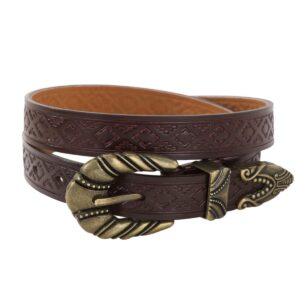 ceinture western à motifs géométriques