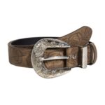 Ceinture Western motifs floraux