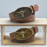 motif bison Ceinture western