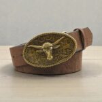 lanière cuir Ceinture western