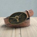boucle en bronze de ceinture western