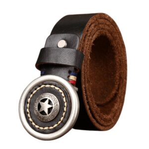 ceinture western en cuir modèle Arjun