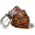 motif floral ceinture
