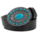 ceinture western turquoise femme
