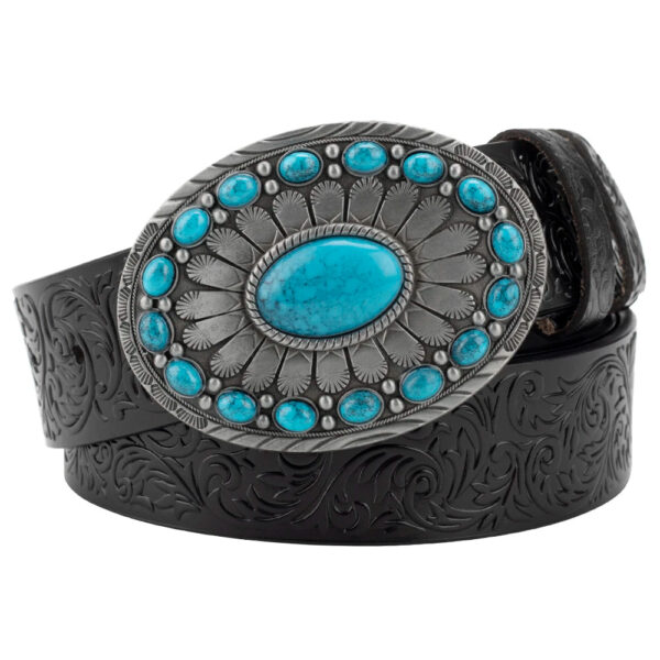 ceinture western turquoise femme