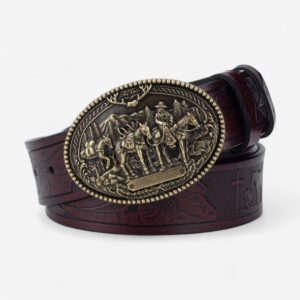 ceinture western homme en cuir