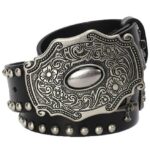 Détail clouté Ceinture Cowboy