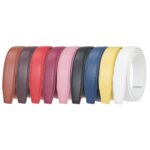 lanière de ceinture en cuir pour femmes
